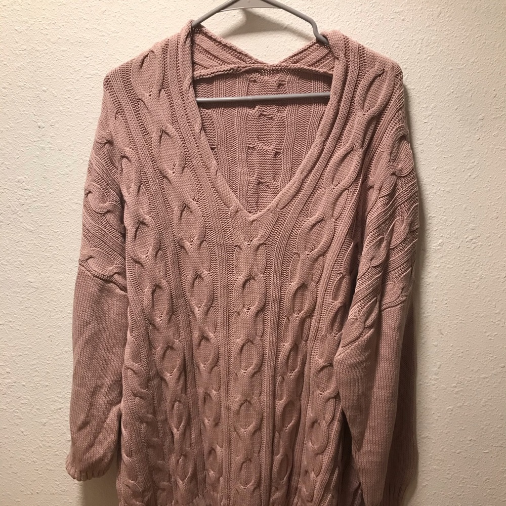 Pink Knit Sweater